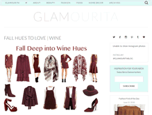 Tablet Screenshot of glamourita.com